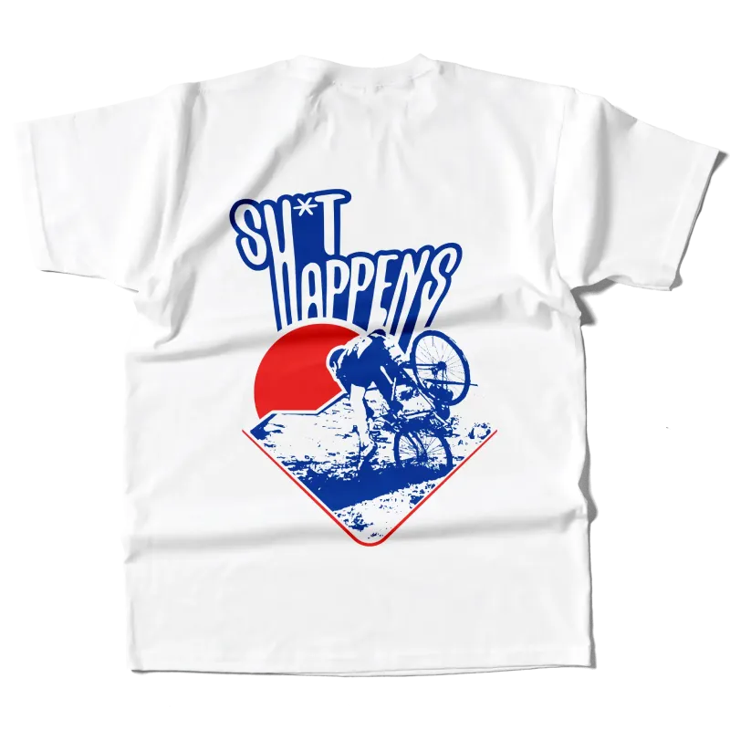 Funny Shit happens bike shirt